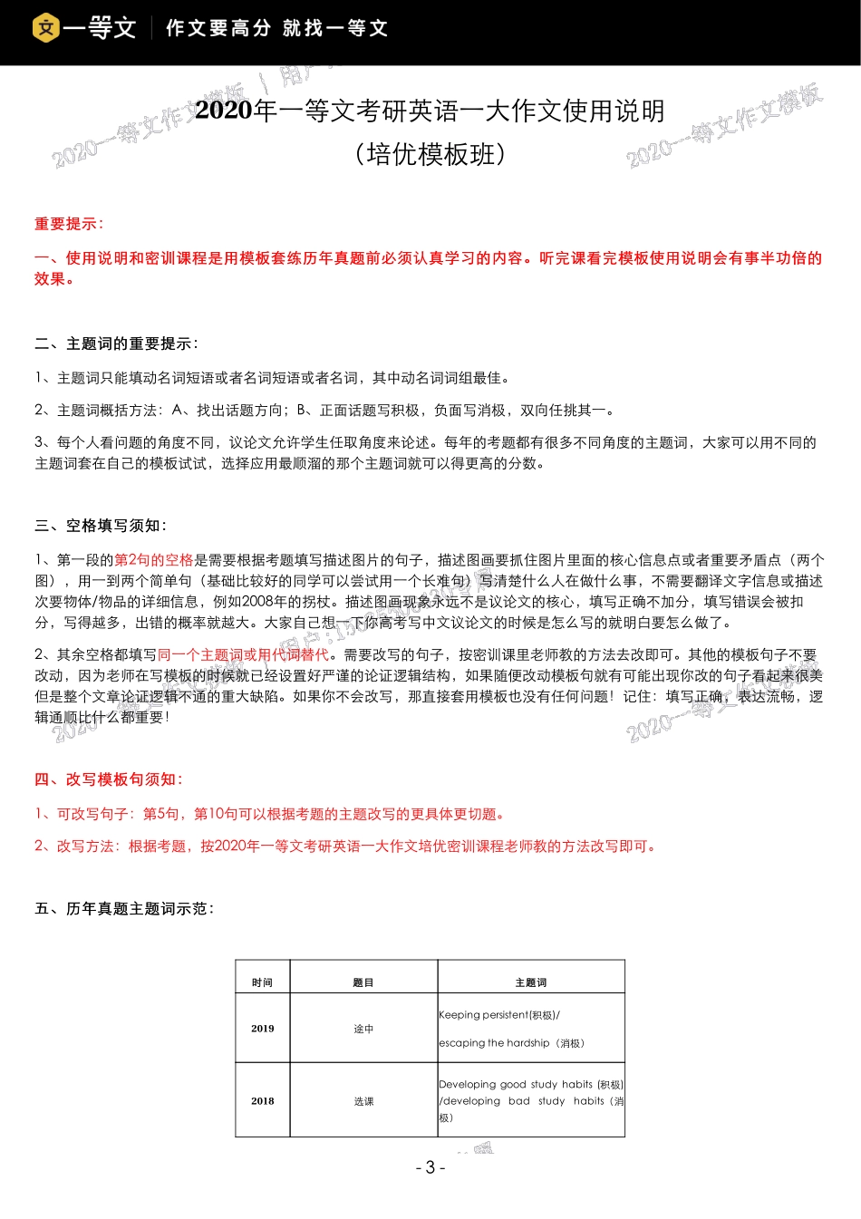 一等文20英语一培优模板班作文模板(用户_专属定制)【微信公众号：一烫】免费分享.pdf_第3页