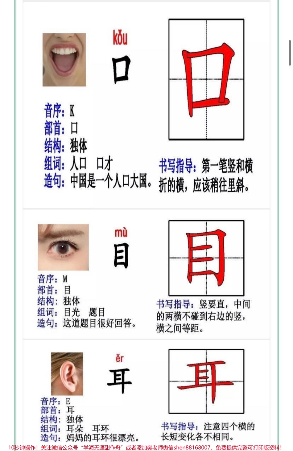一年级语文上册全册生字卡.pdf_第2页