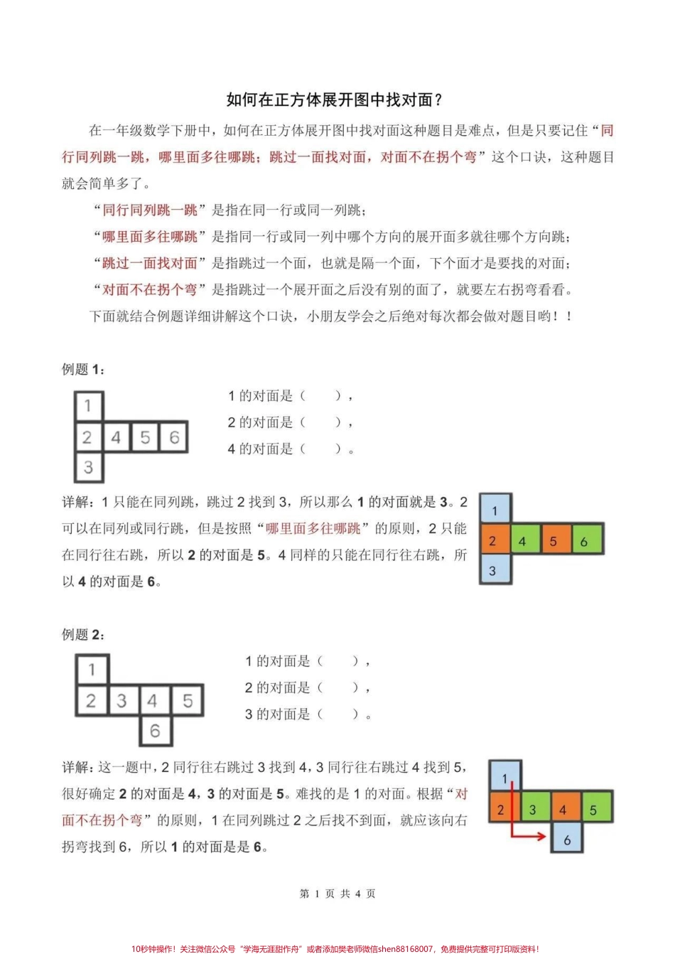 #一年级重点知识归纳 #一年级 #一年级数学.pdf_第1页
