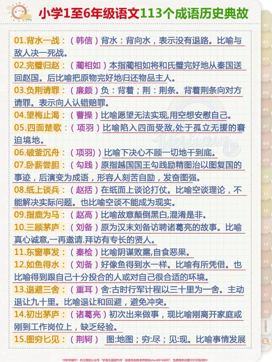 小学语文成语历史典故#小学语文.pdf_第1页