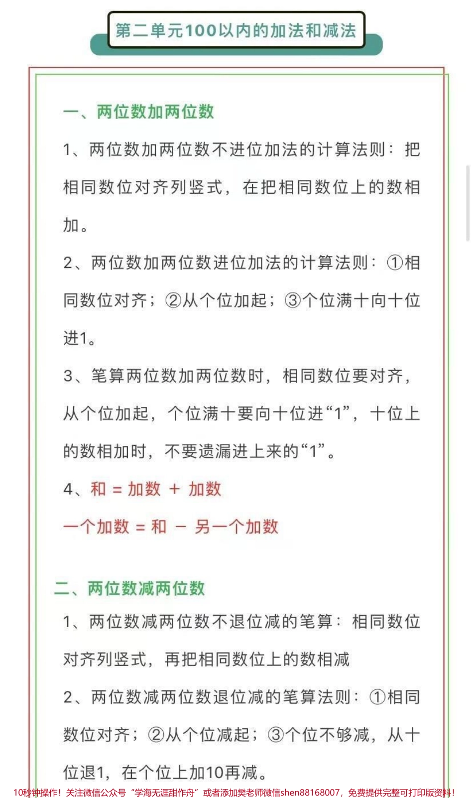 学霸必备二年级上册数学全部知识点.pdf_第3页