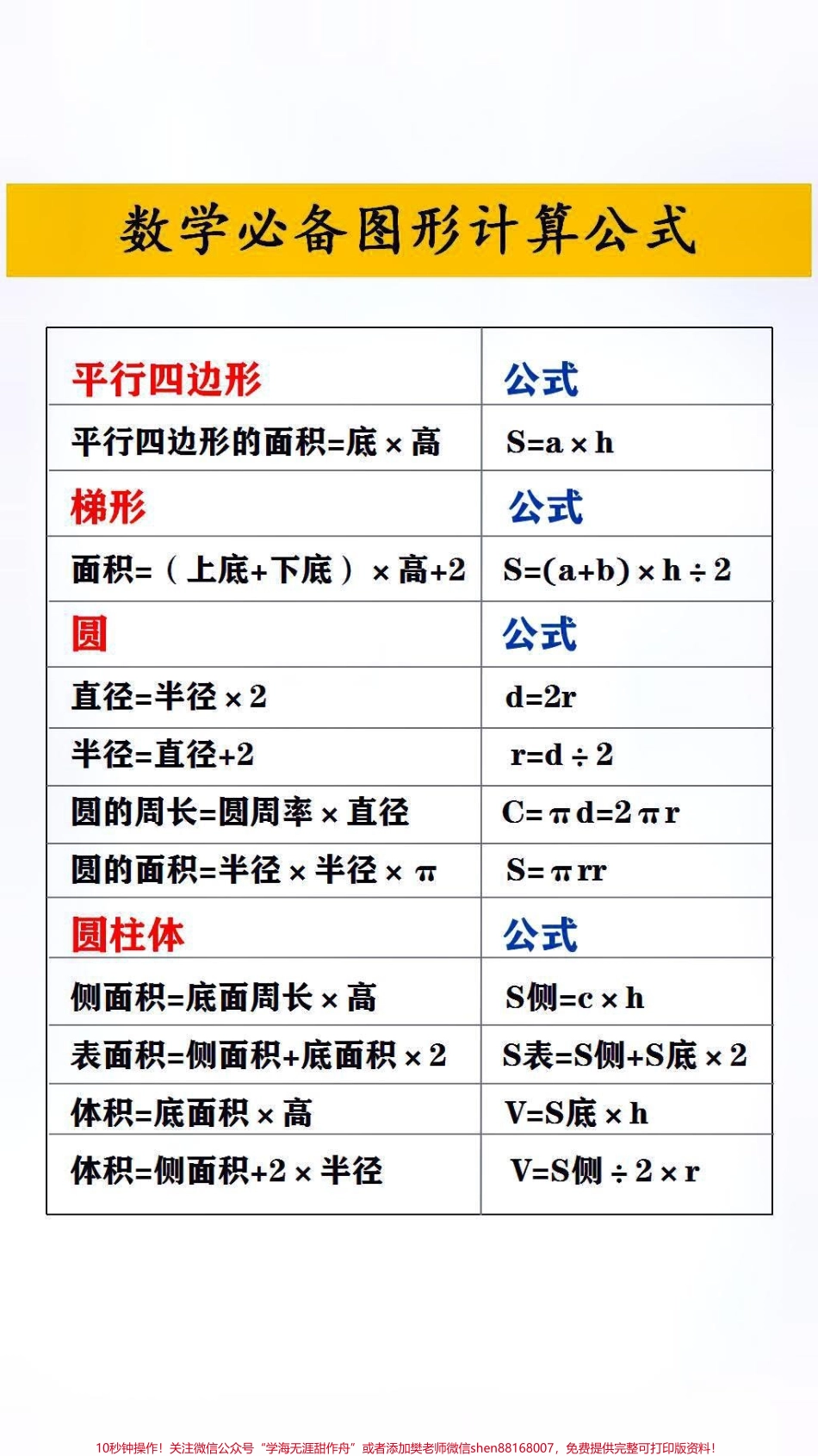 数学必备图形公式#小学数学 #公式.pdf_第2页