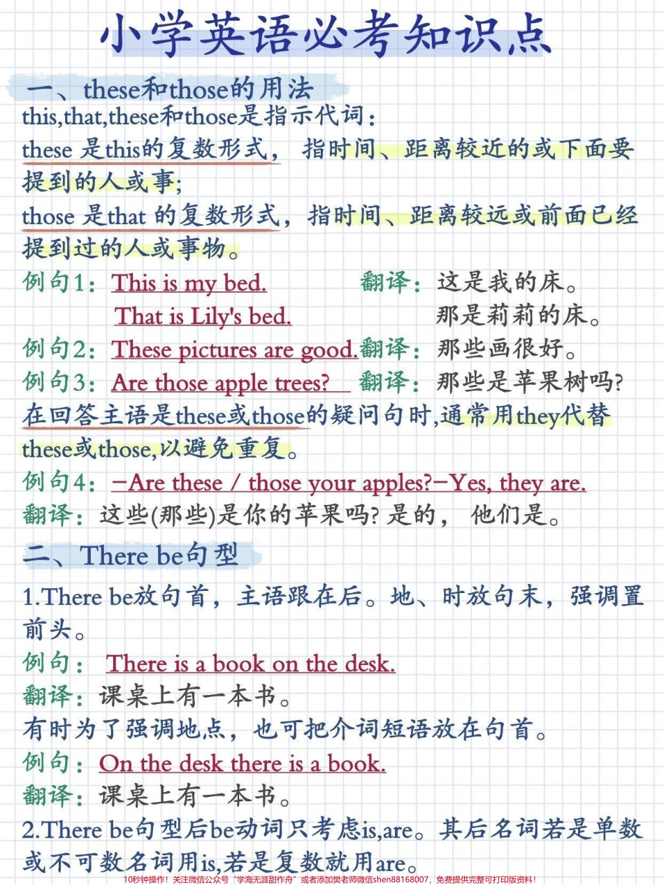 小学英语必考知识点#英语.pdf_第1页