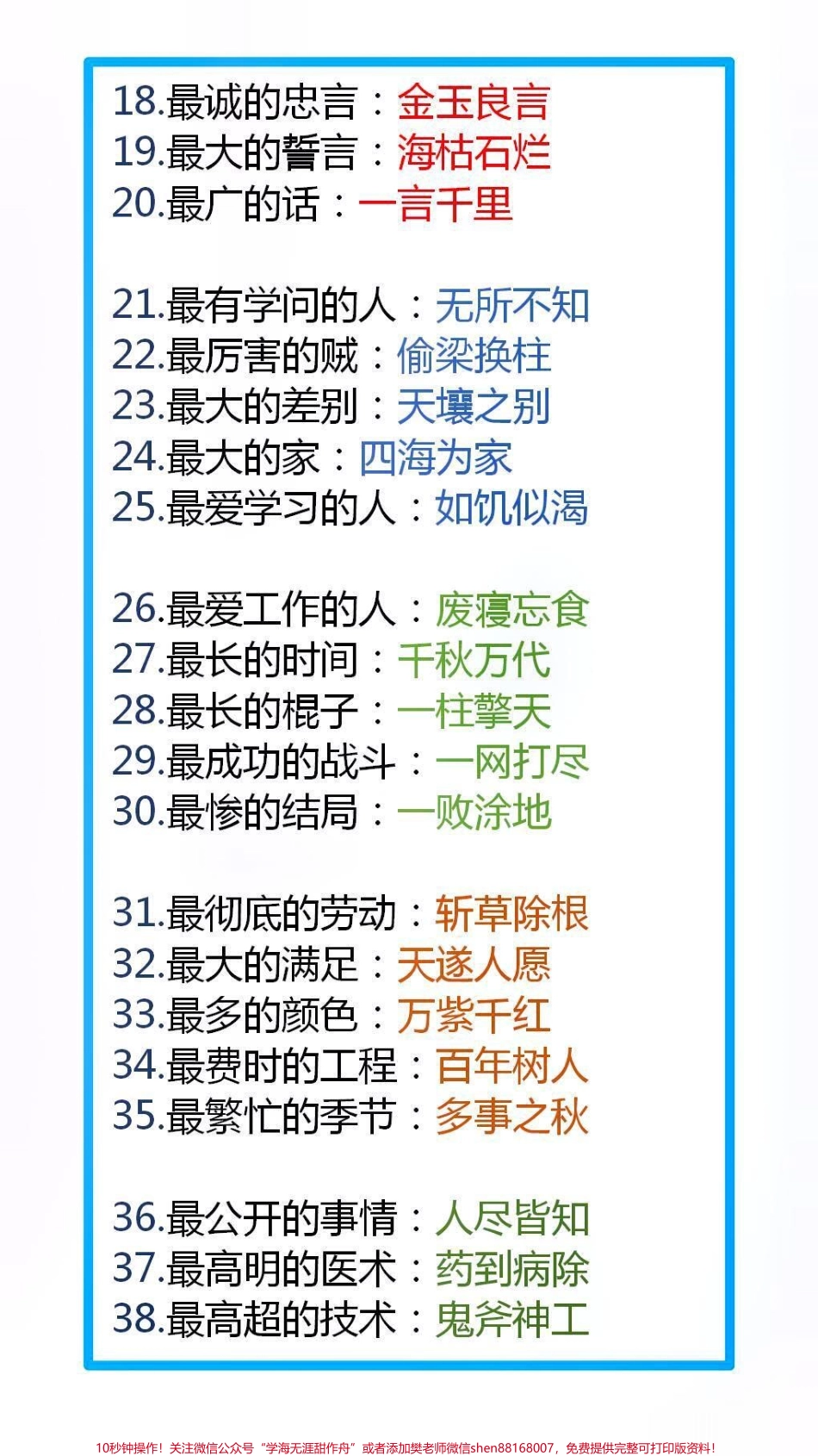 100个成语之最替孩子保存起来吧！#成语 #学习.pdf_第2页