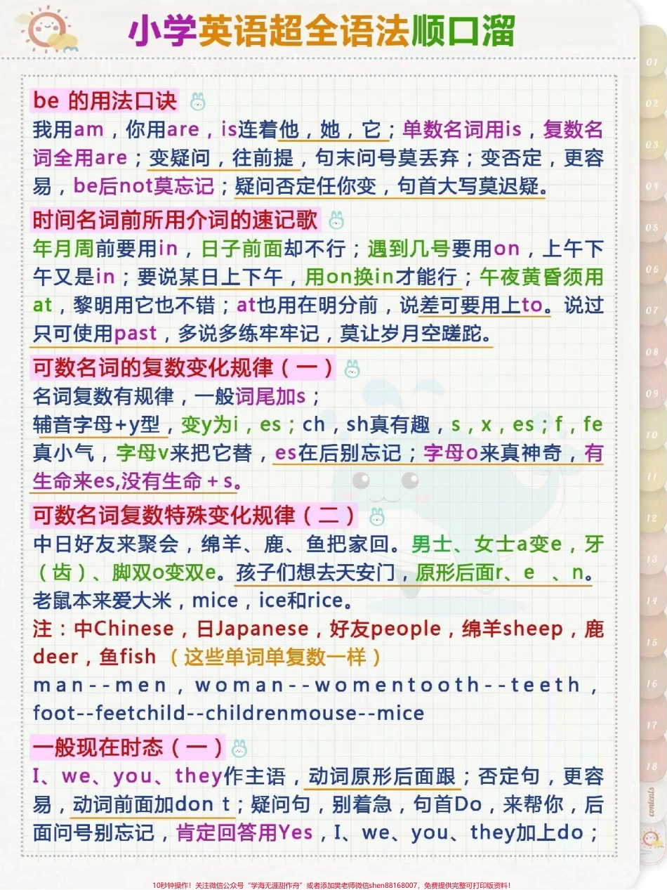 超全的英语语法#小学英语 #语法.pdf_第1页