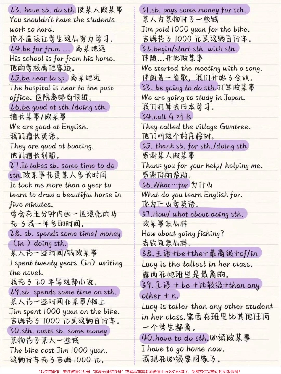 100个英语语法公式#英语.pdf_第2页