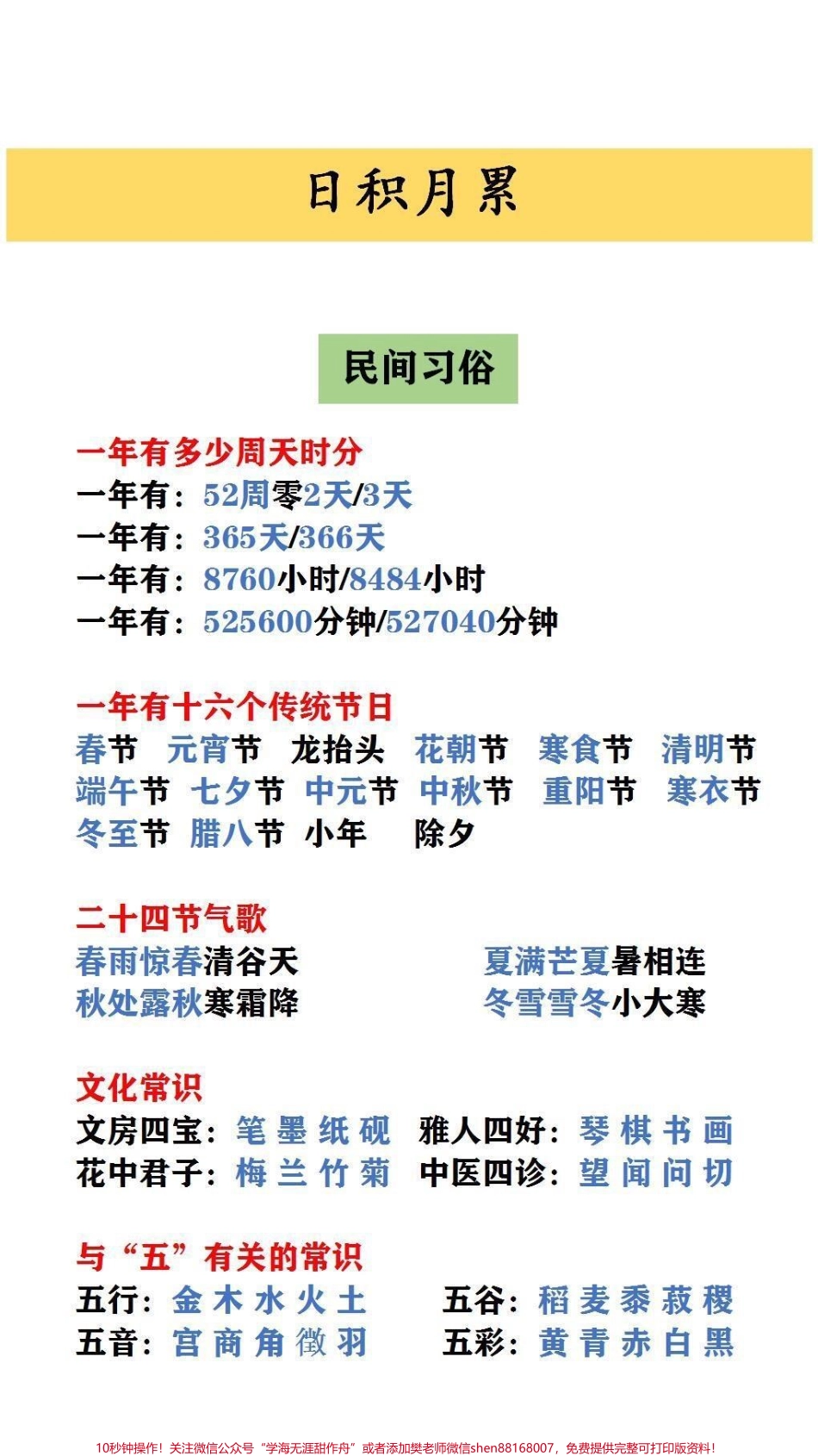 日积月累#小学语文 #家长收藏孩子受益.pdf_第1页