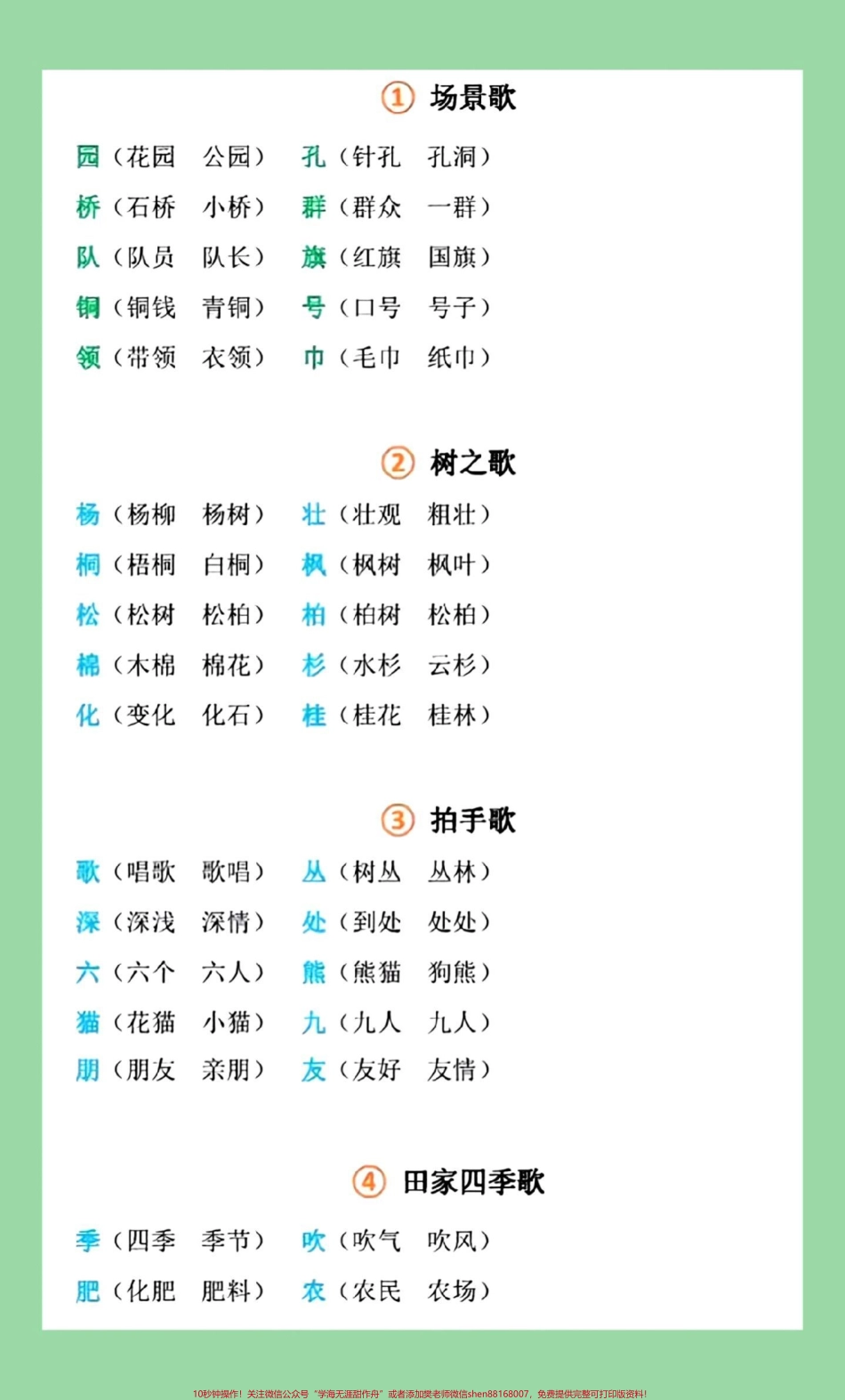 #每天学习一点点 #必考考点 #二年级语文 #生字组词.pdf_第3页