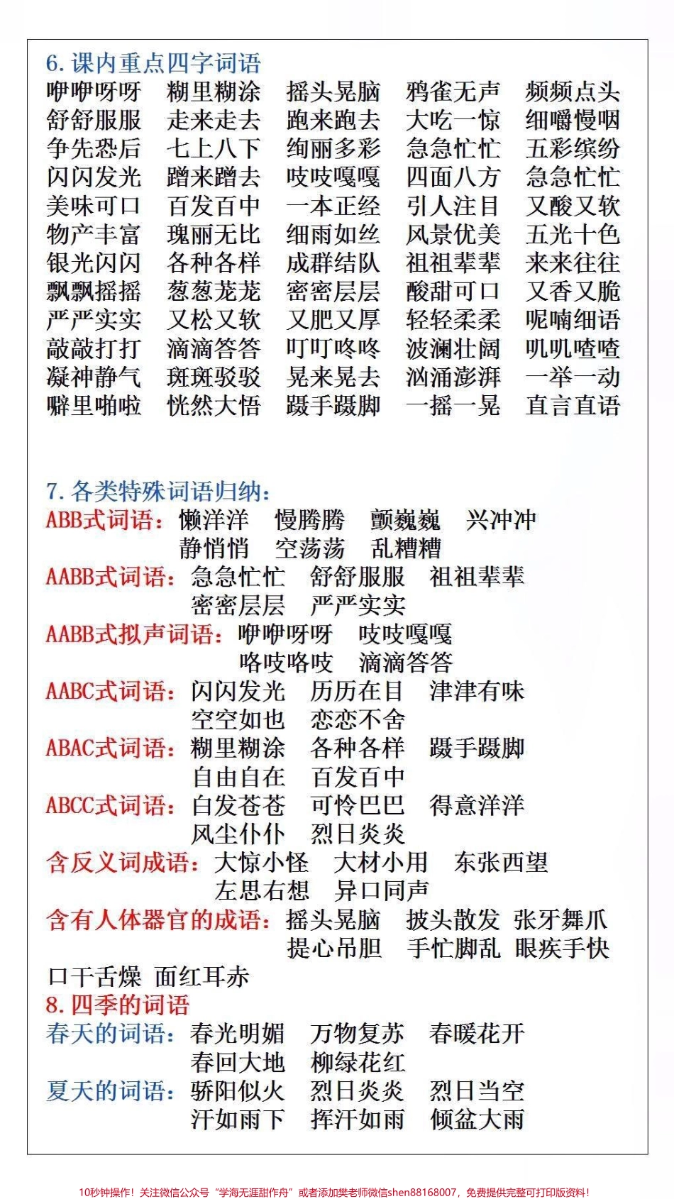 三年级上册语文重要高频知识汇总#小学语文 #必考考点.pdf_第2页