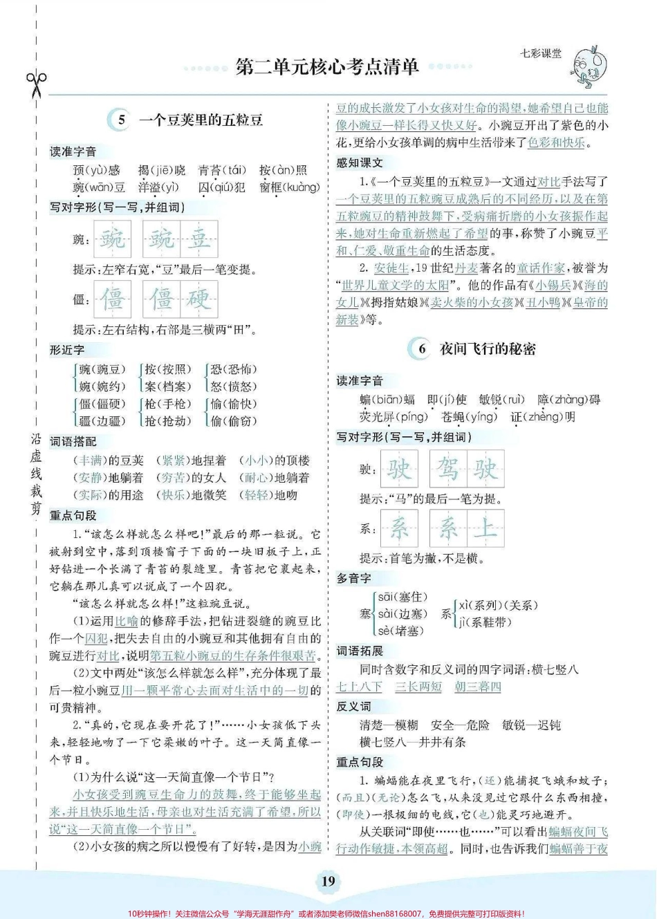四年级上册语文核心考点清单#四年级上册语文核心考点清单.pdf_第3页