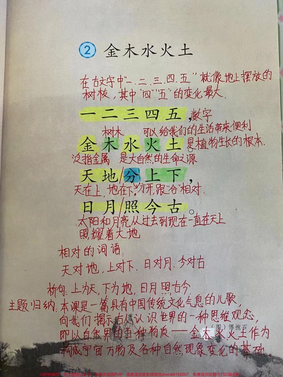 一年级上语文1～4课详细笔记家长收藏.pdf_第2页