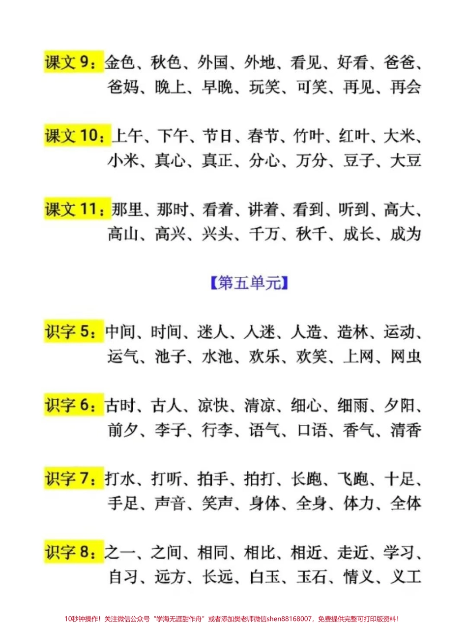 一年级下册听写词语提前给孩子学习下载电子版留言.pdf_第3页