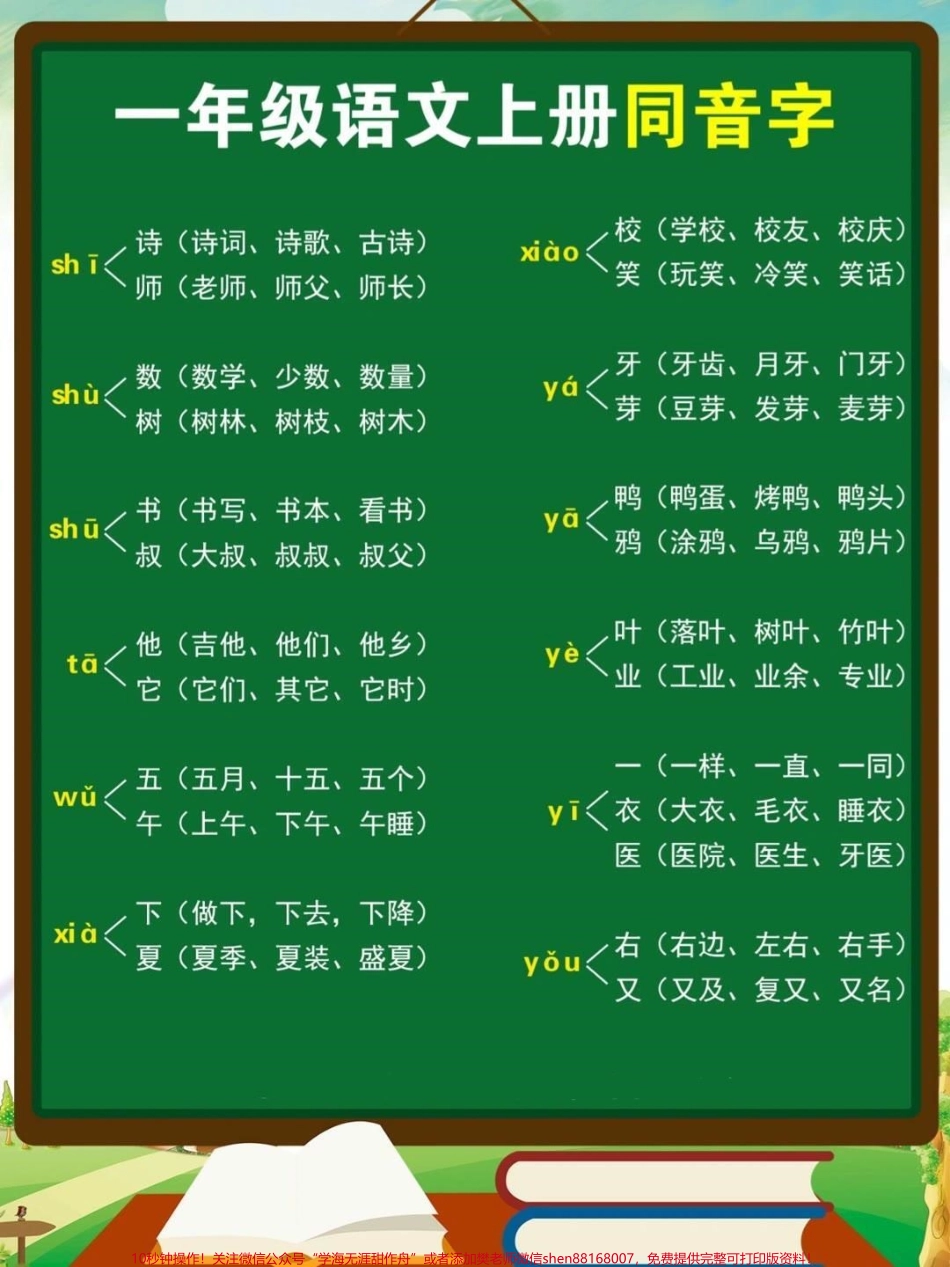一年级语文同音字易考易错#一年级语文.pdf_第2页