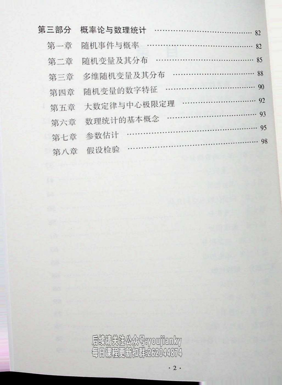 25考研公式手册【公众号：小盆学长】免费分享.pdf_第2页