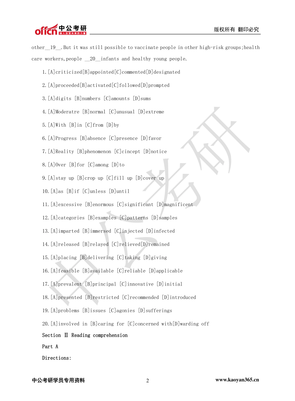 2010考研英语（二）真题及答案解析.pdf_第2页