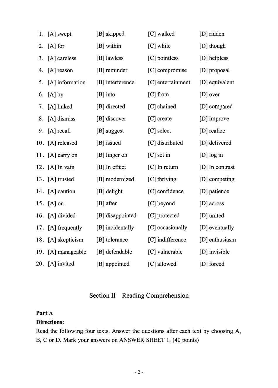 2011年考研英语二真题【公众号：葱哥说考研 考研资料免费分享】.pdf_第3页