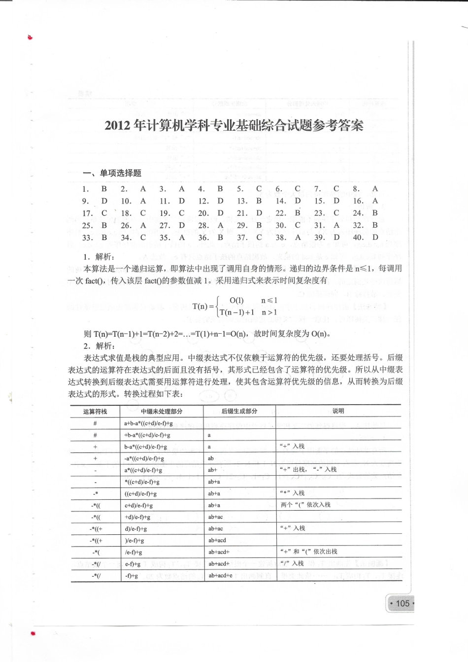2012考研408真题答案(1).pdf_第1页
