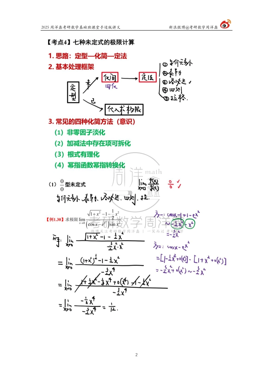 037.2025考研数学基础班（高数5）（周洋鑫）【公众号：小盆学长】免费分享.pdf_第2页