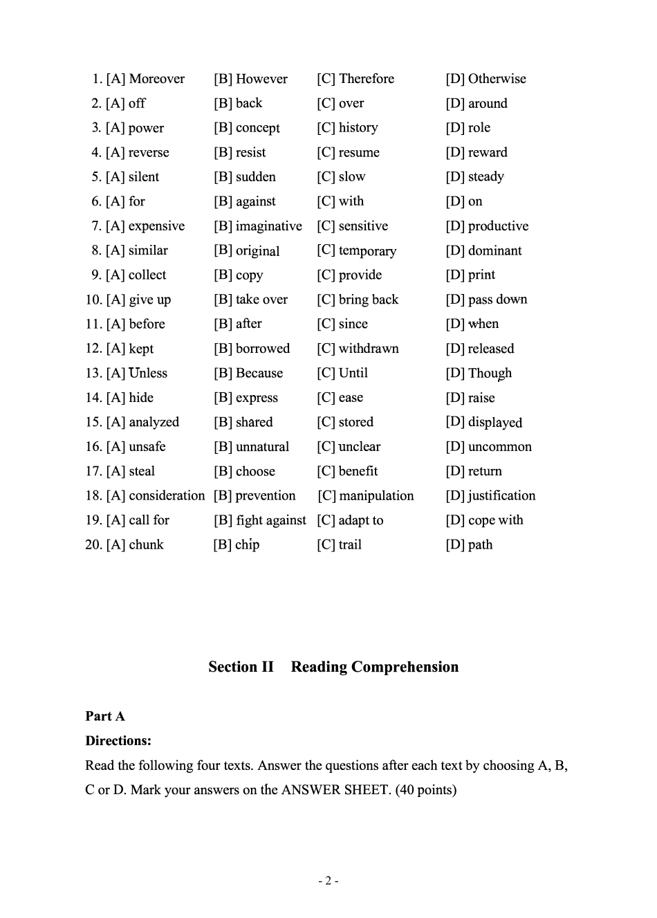 2013年考研英语二真题【公众号：葱哥说考研 考研资料免费分享】.pdf_第3页