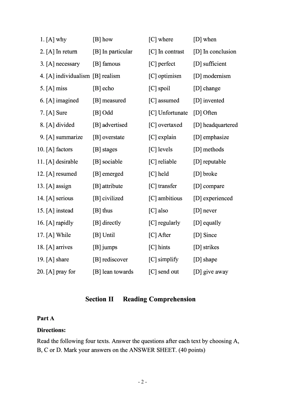 2016年考研英语二真题【公众号：葱哥说考研 考研资料免费分享】.pdf_第3页