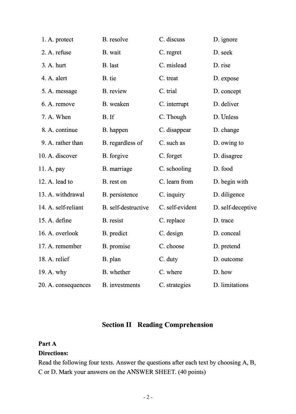 2018年考研英语二真题【公众号：葱哥说考研 考研资料免费分享】.pdf_第3页