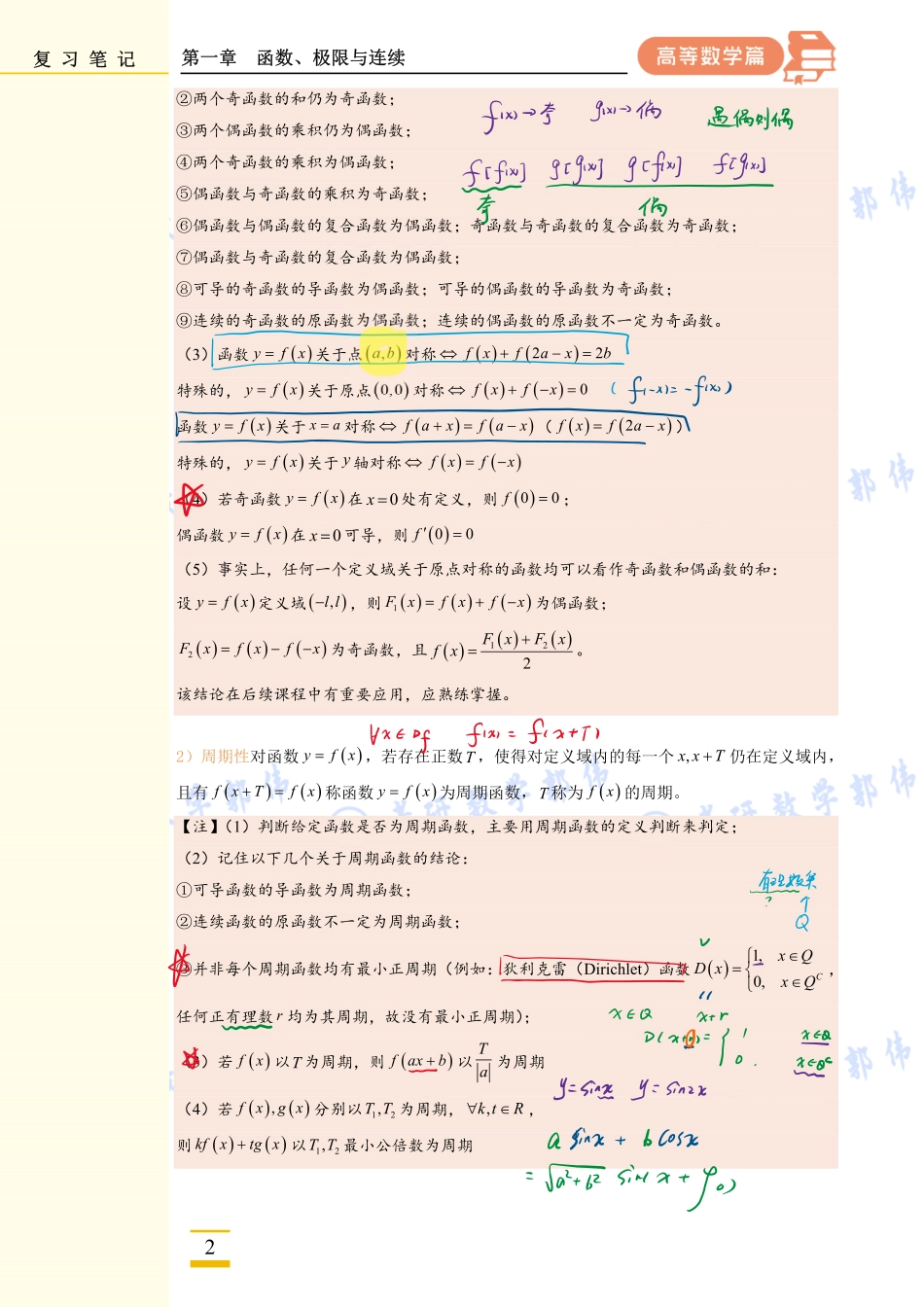 022.第一章上课手稿【公众号：小盆学长】免费分享.pdf_第2页