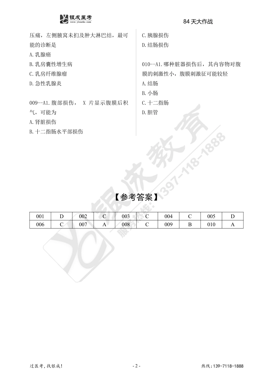 84天大作战外科学（11月9日）.pdf_第2页