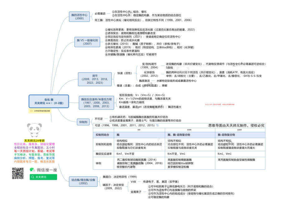 生化 酶 思维导图.pdf_第1页