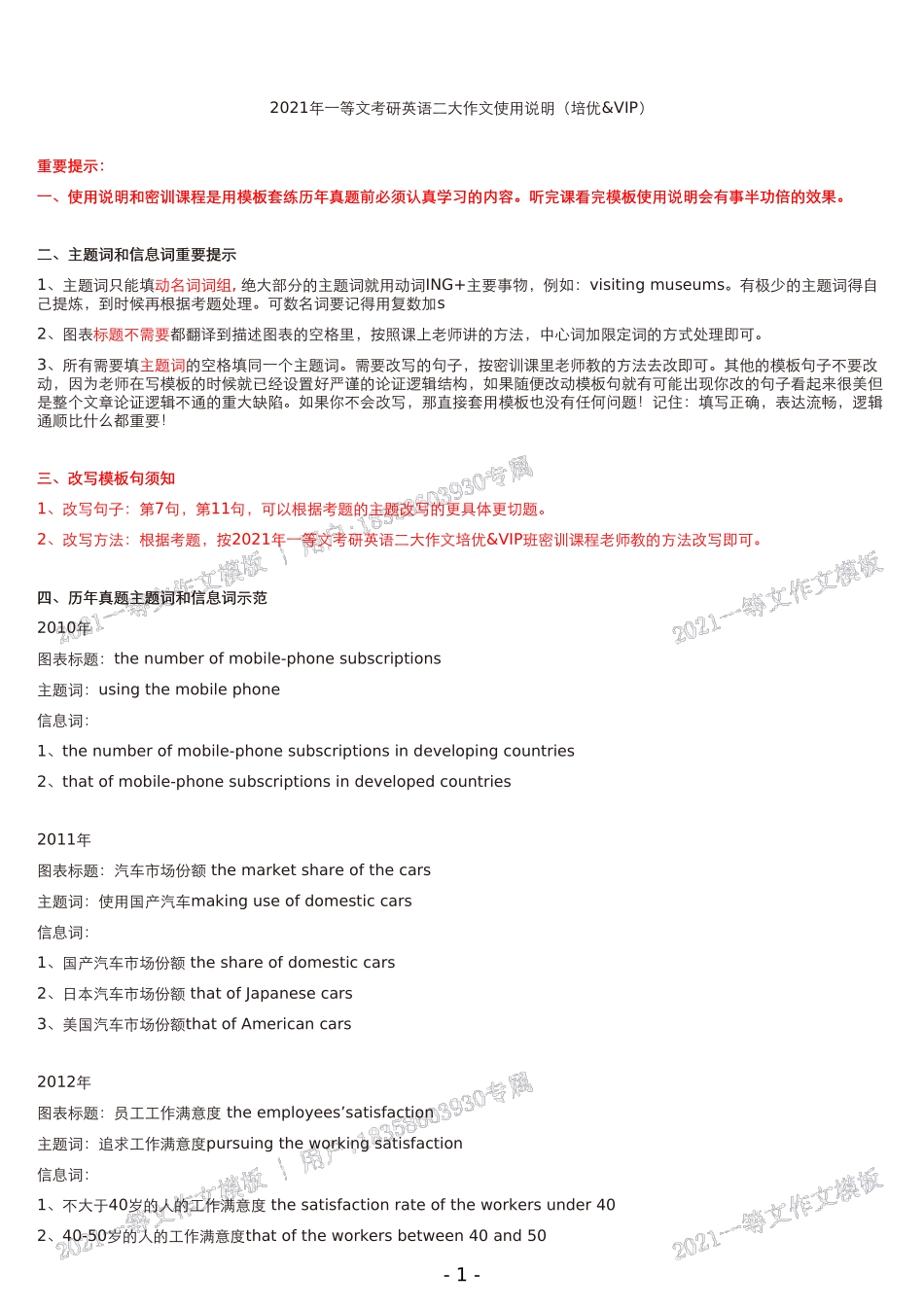 一等文21考研英语二作文定制模板培优班作文模板(用户_专属定制).pdf_第2页