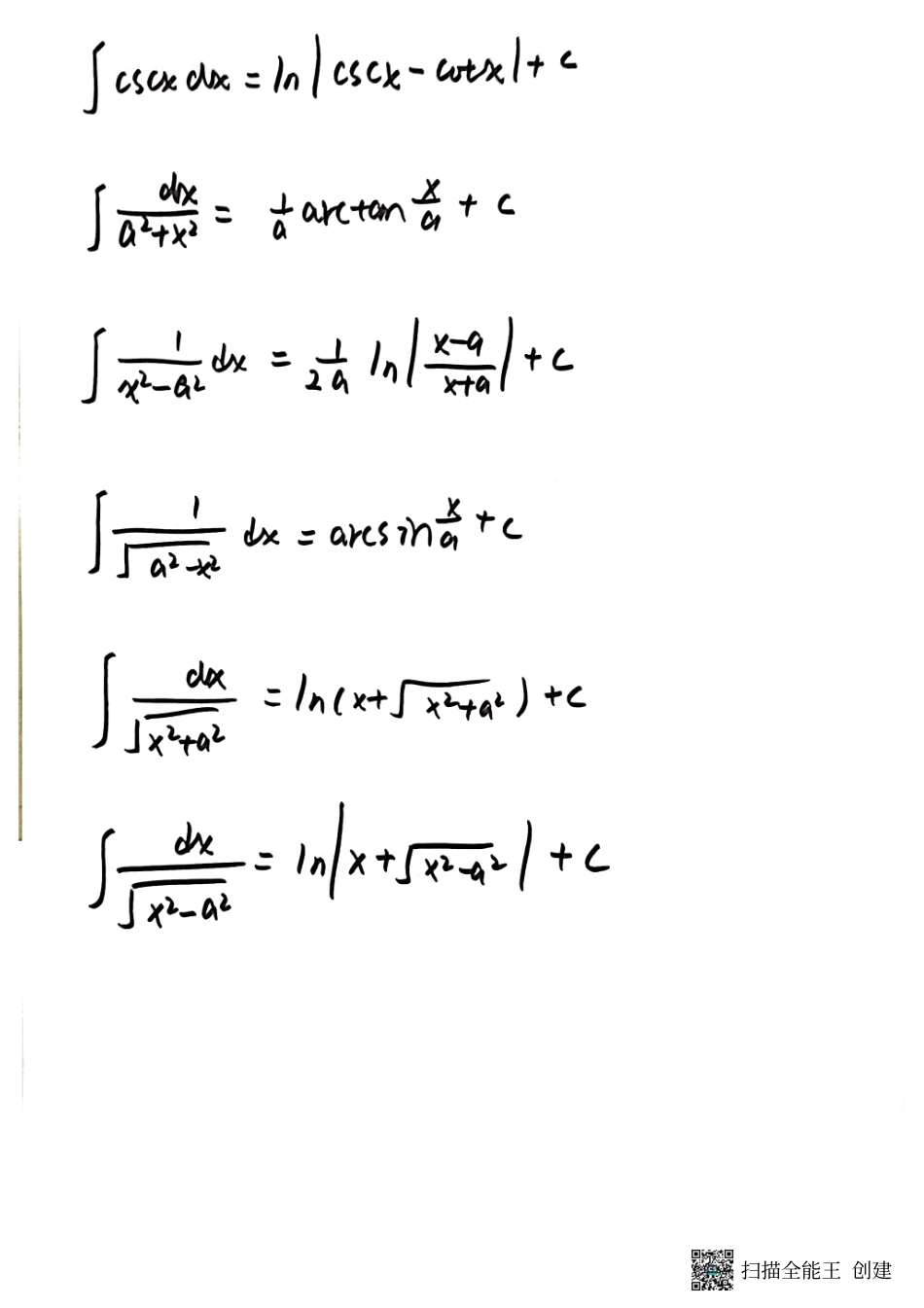 不定积分2【公众号：小盆学长】免费分享.pdf_第2页