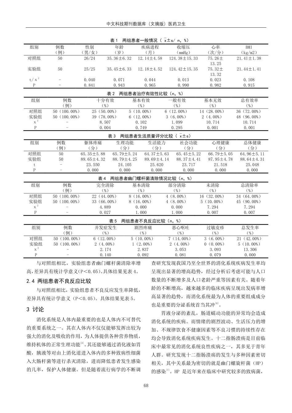 兰索拉唑四联疗法治疗幽门螺杆菌阳性十二指肠溃疡疗效观察.pdf_第2页