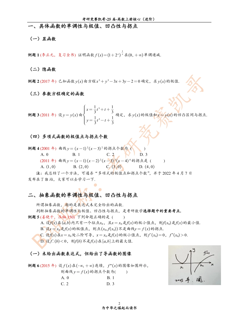 专题7 导数几何应用中的解题方法（紧密）.pdf_第2页