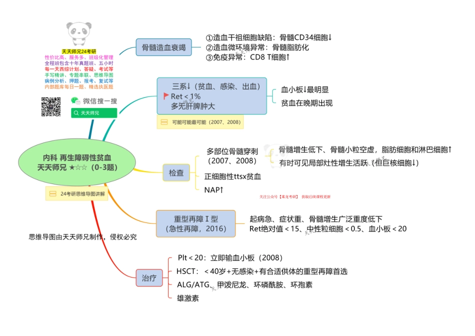 内科 再生障碍性贫血 思维导图.pdf_第1页