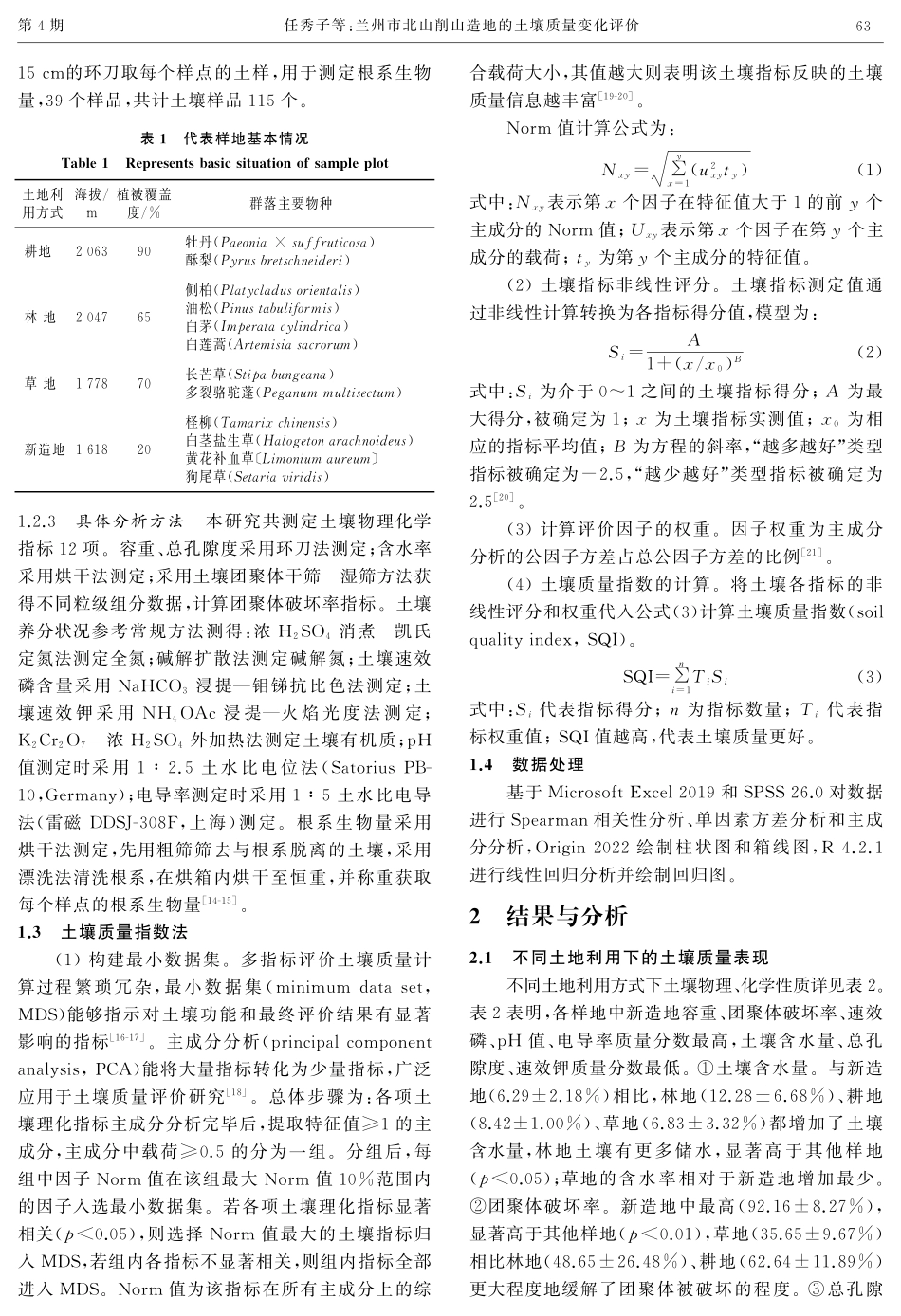 兰州市北山削山造地的土壤质量变化评价.pdf_第3页
