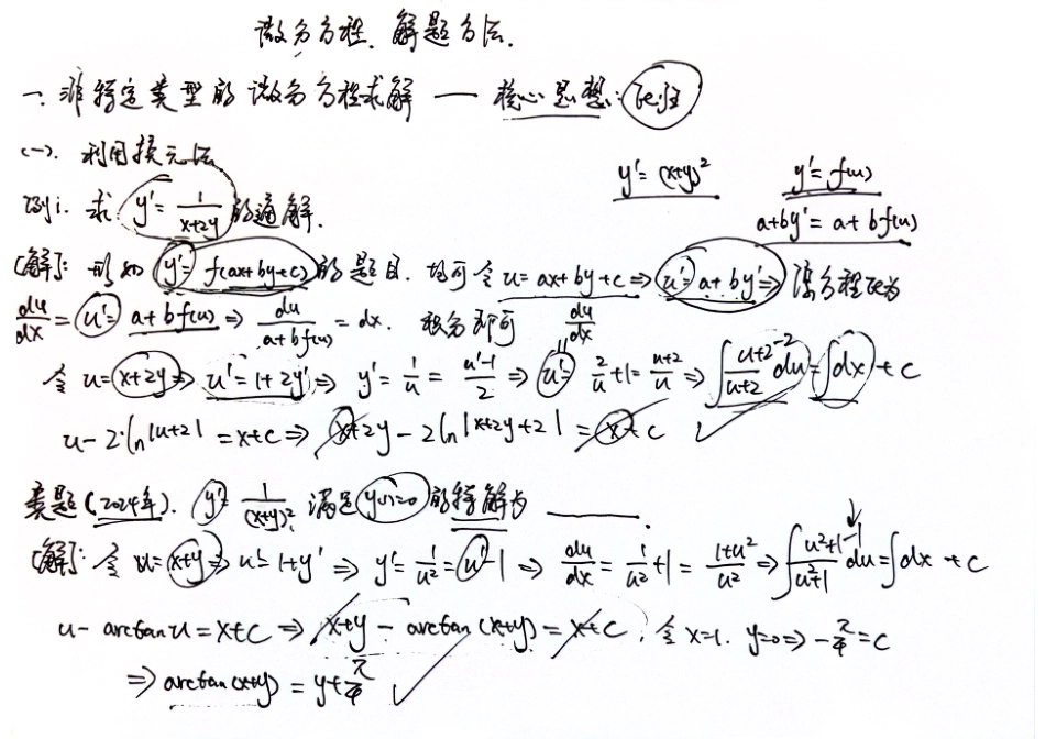 专题17 微分方程 手稿.pdf_第1页