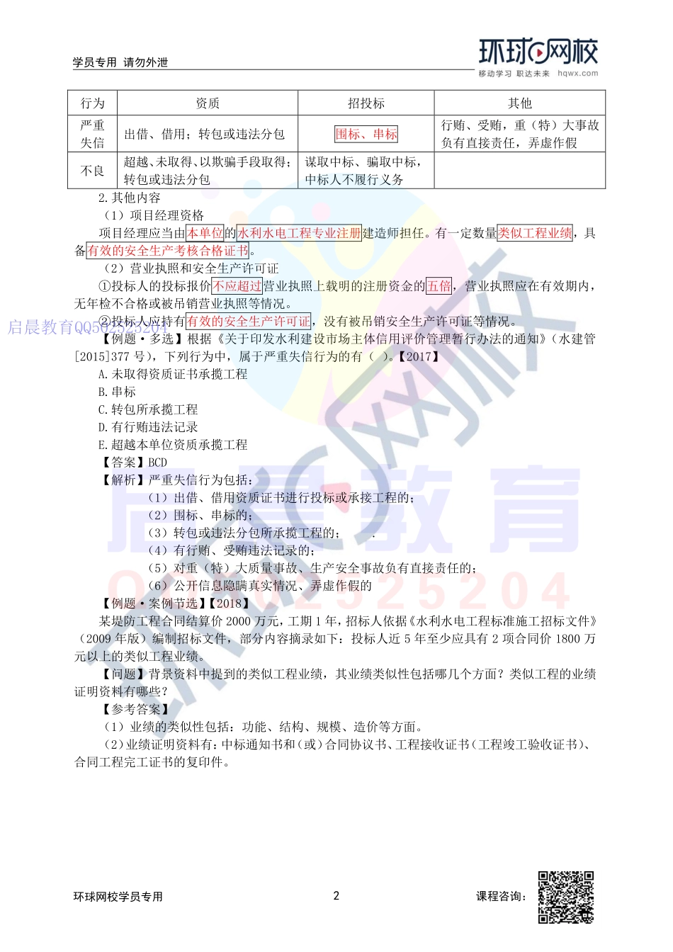 WM_第50讲-施工投标条件与施工投标的主要程序及投标中应考虑的评标因素.pdf_第2页