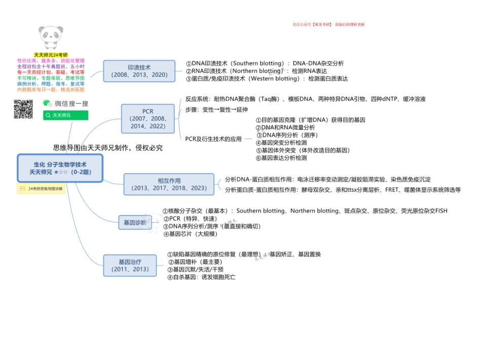 生化 分子生物学技术 思维导图.pdf_第1页