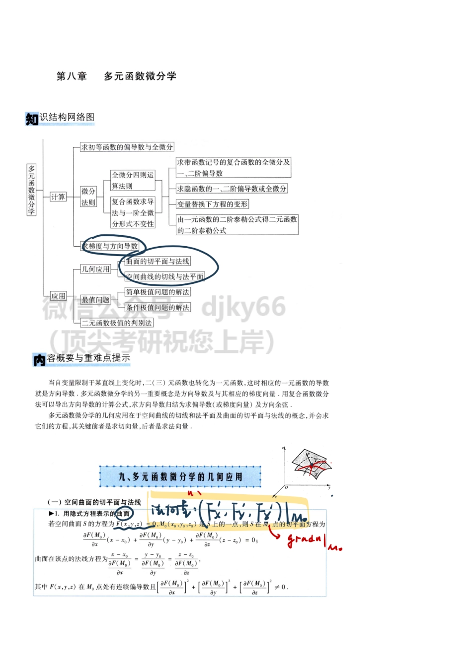 【4.7】数一专项2-多元函数微分学几何应用、三重积分.pdf_第1页