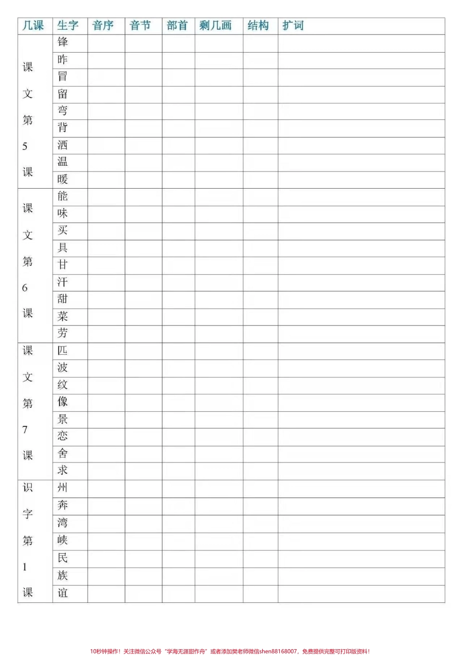 #感谢抖音我要上热门➭ #二年级下册语文 #写字表.pdf_第2页