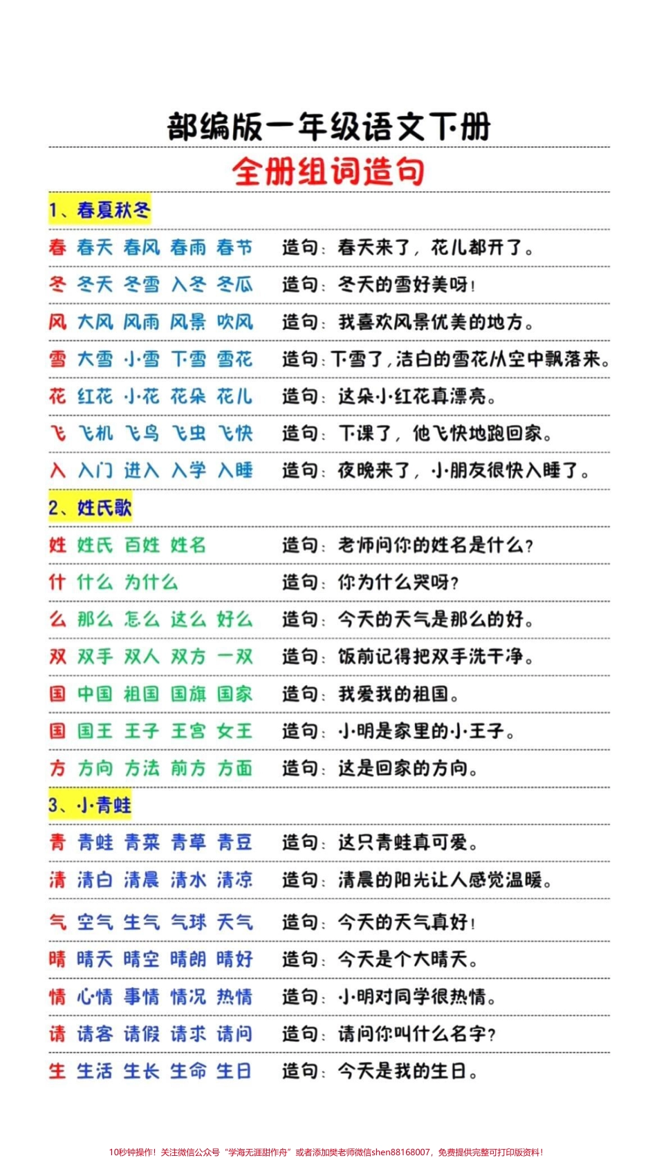 #一年级 #二年级 #教育 #知识点总结 #语文 #语文 #抖音美食创作人(1).pdf_第1页