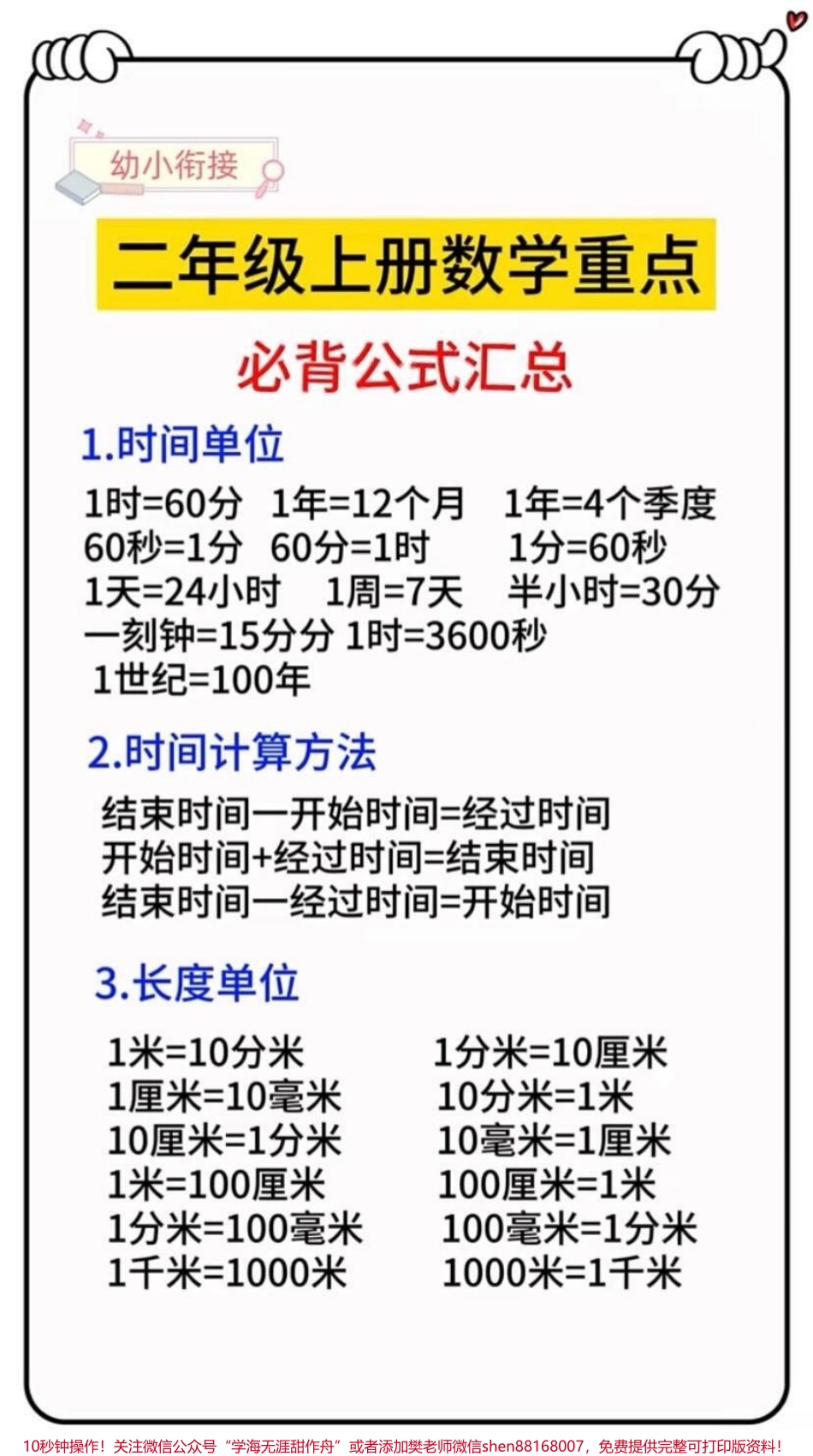 二年级上册数学重点必背公式汇总家长收藏♥️关注哦.pdf_第2页