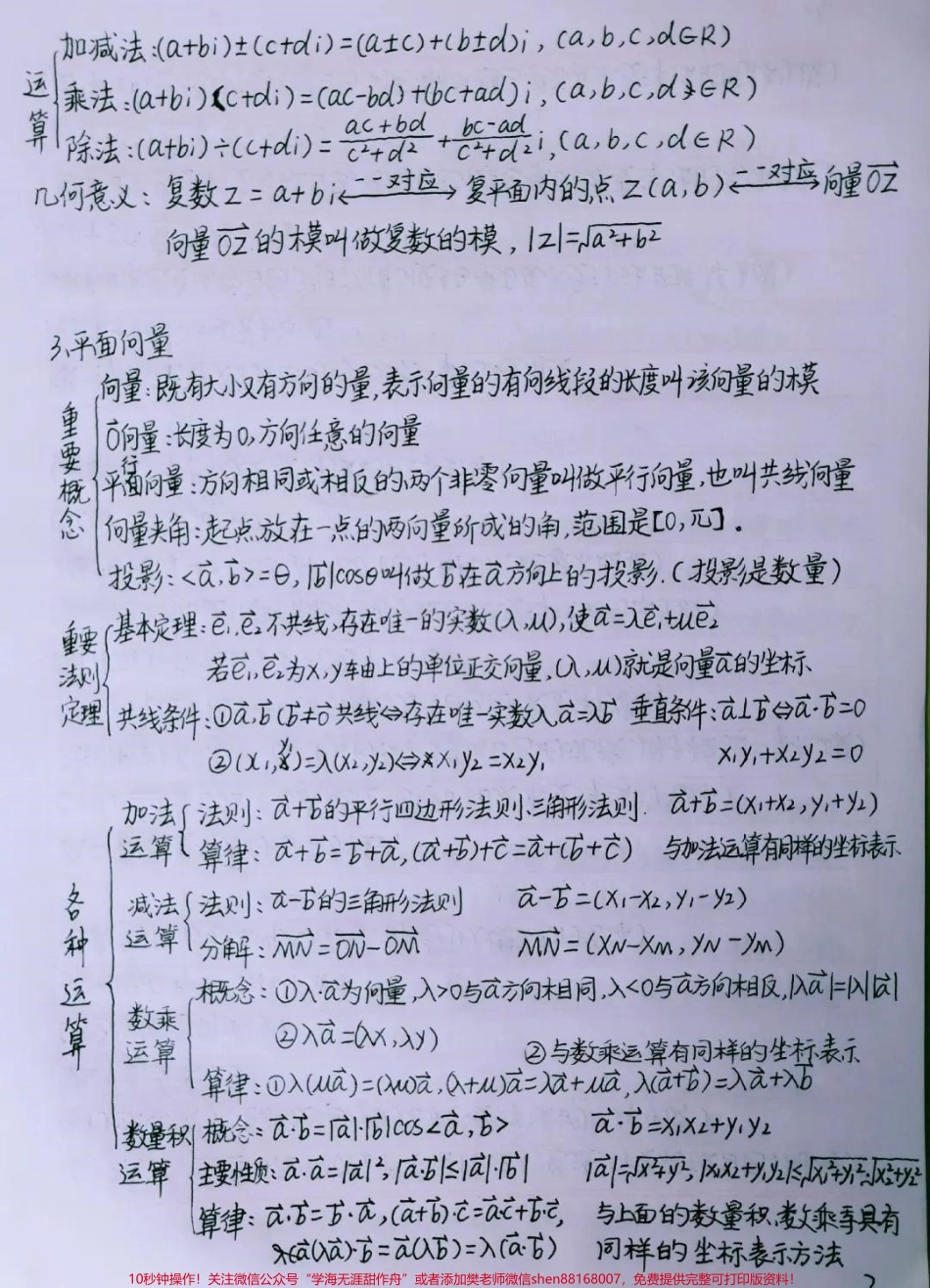 背熟这些你的数学就真的厉害了#数学 #高中数学 #手写笔记 #图文伙伴计划 #抖音图文来了.pdf_第2页