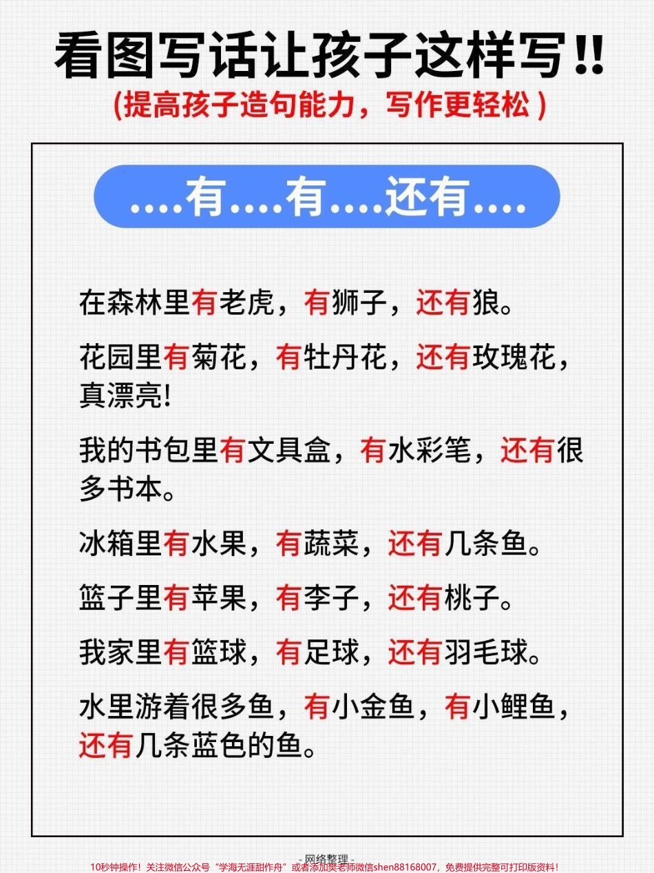 看图写话必用句子常用造句汇总#家长收藏孩子受益 #教育 #学习 #每天学习一点点(1).pdf_第2页