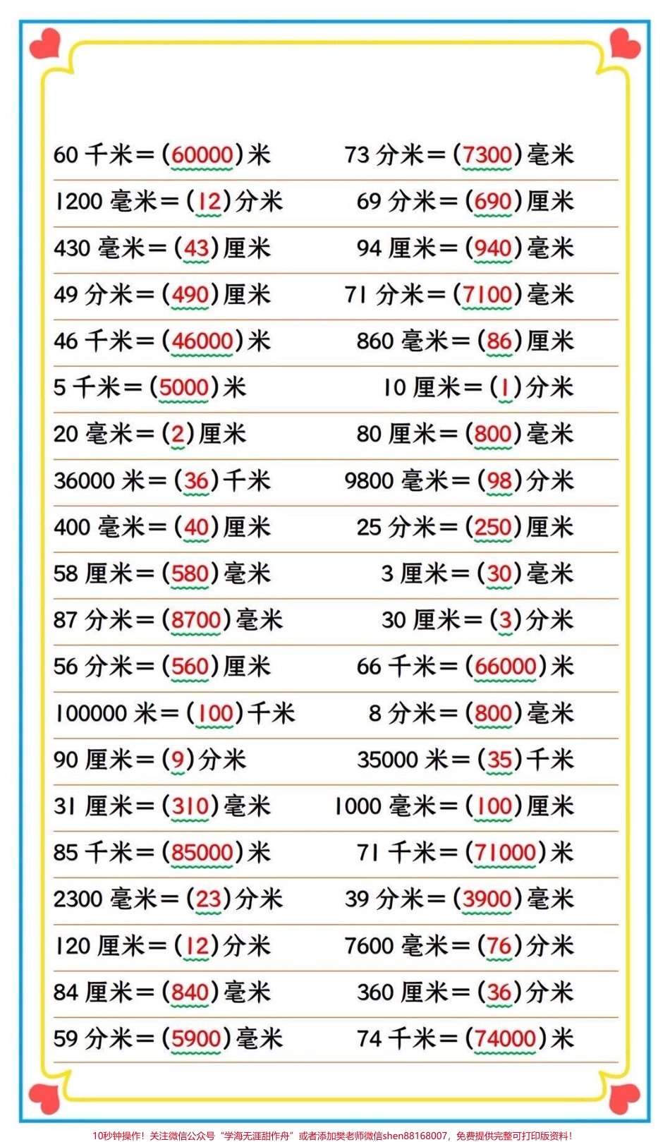 三年级数学上册单位换算建议收藏♥️关注哦.pdf_第2页