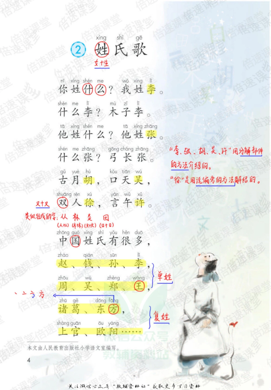 一年级下册语文部编版课堂笔记（倍速版）.pdf_第3页