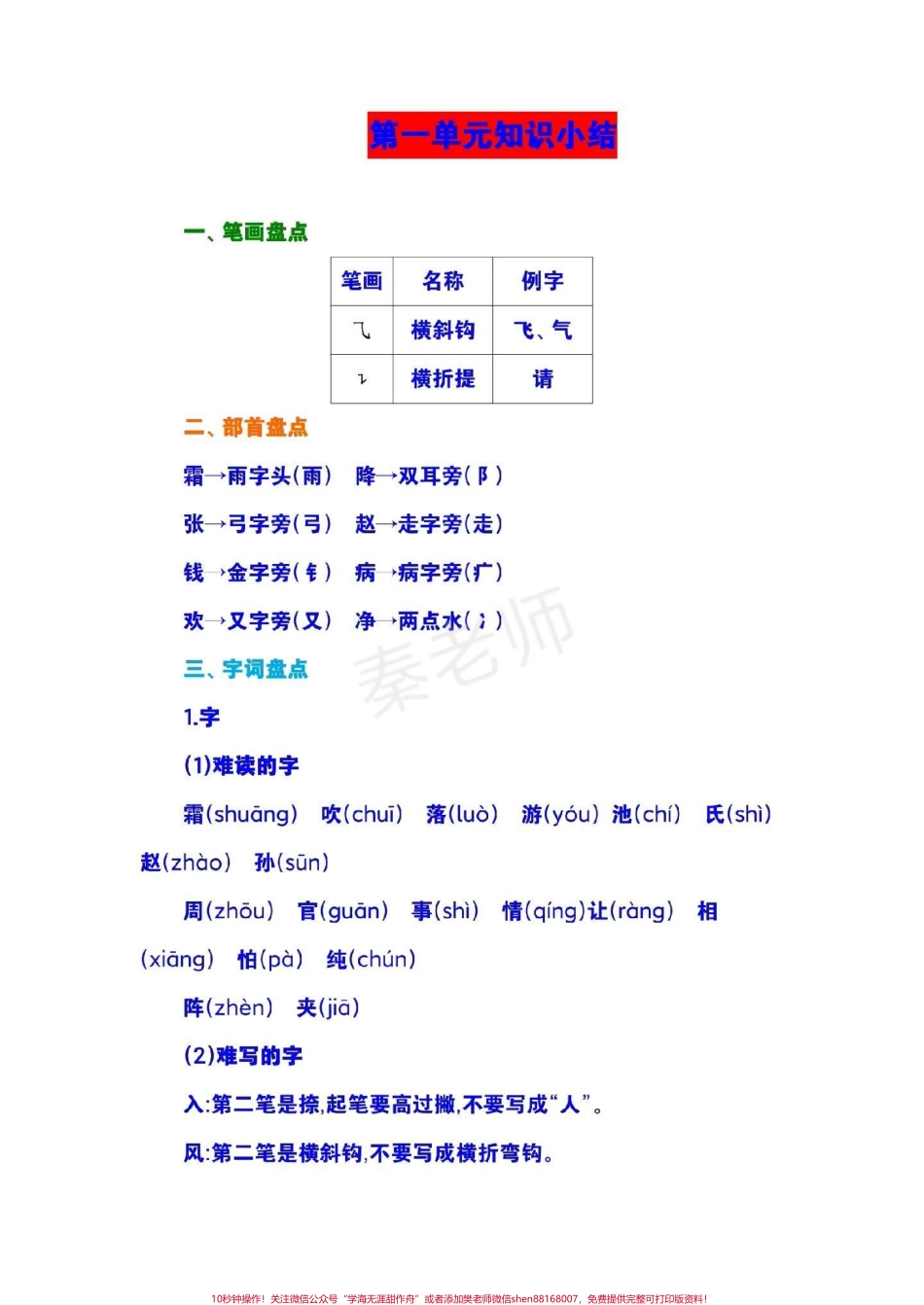 #一年级 #语文 ##生字#组词#造句#近反义词#多音字#日积月累 #小学电子版学习资料.pdf_第1页