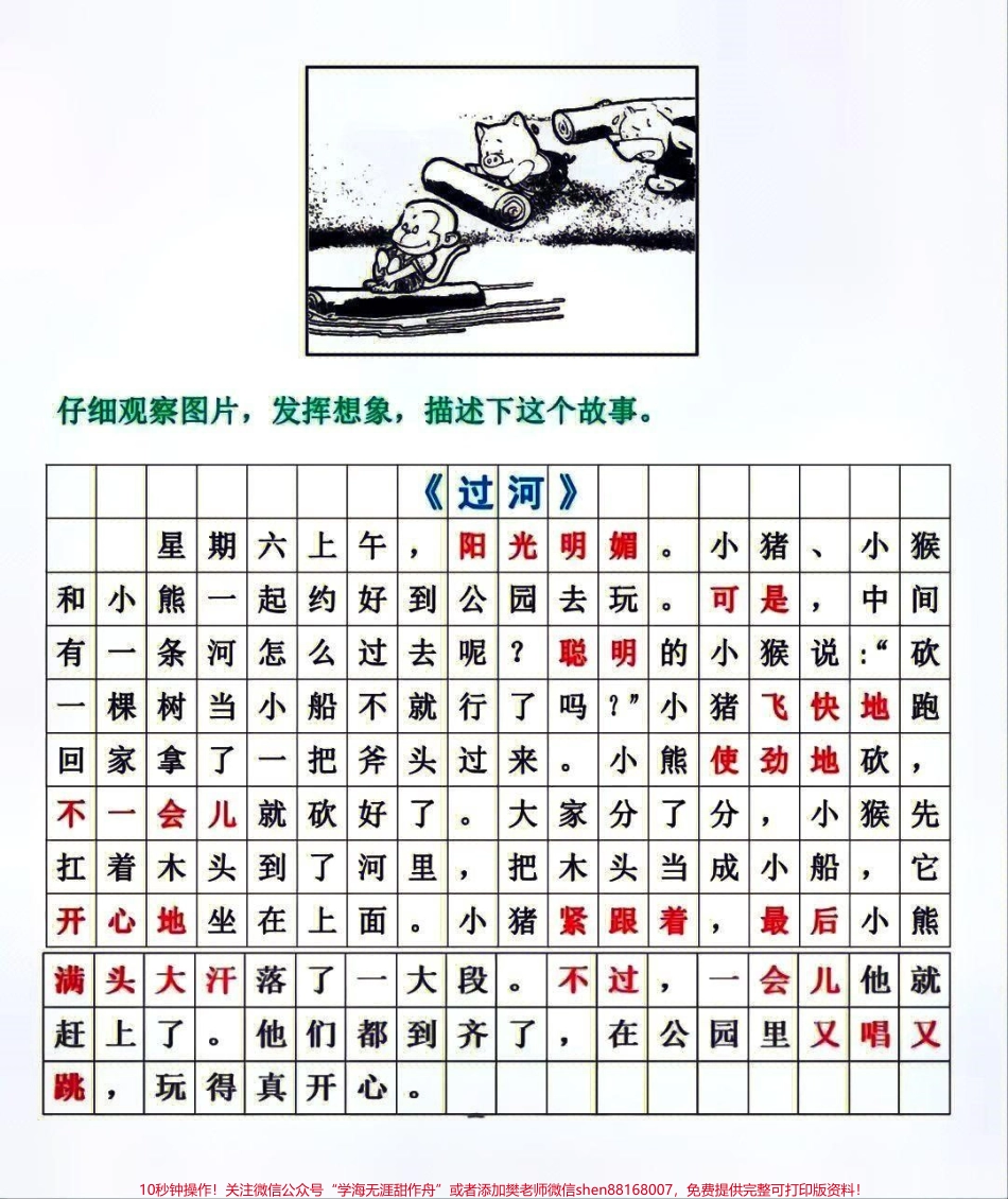 二年级必考看图写话大全#每天学习一点点 #知识分享 #教育 #家长收藏孩子受益 #知识点总结.pdf_第3页