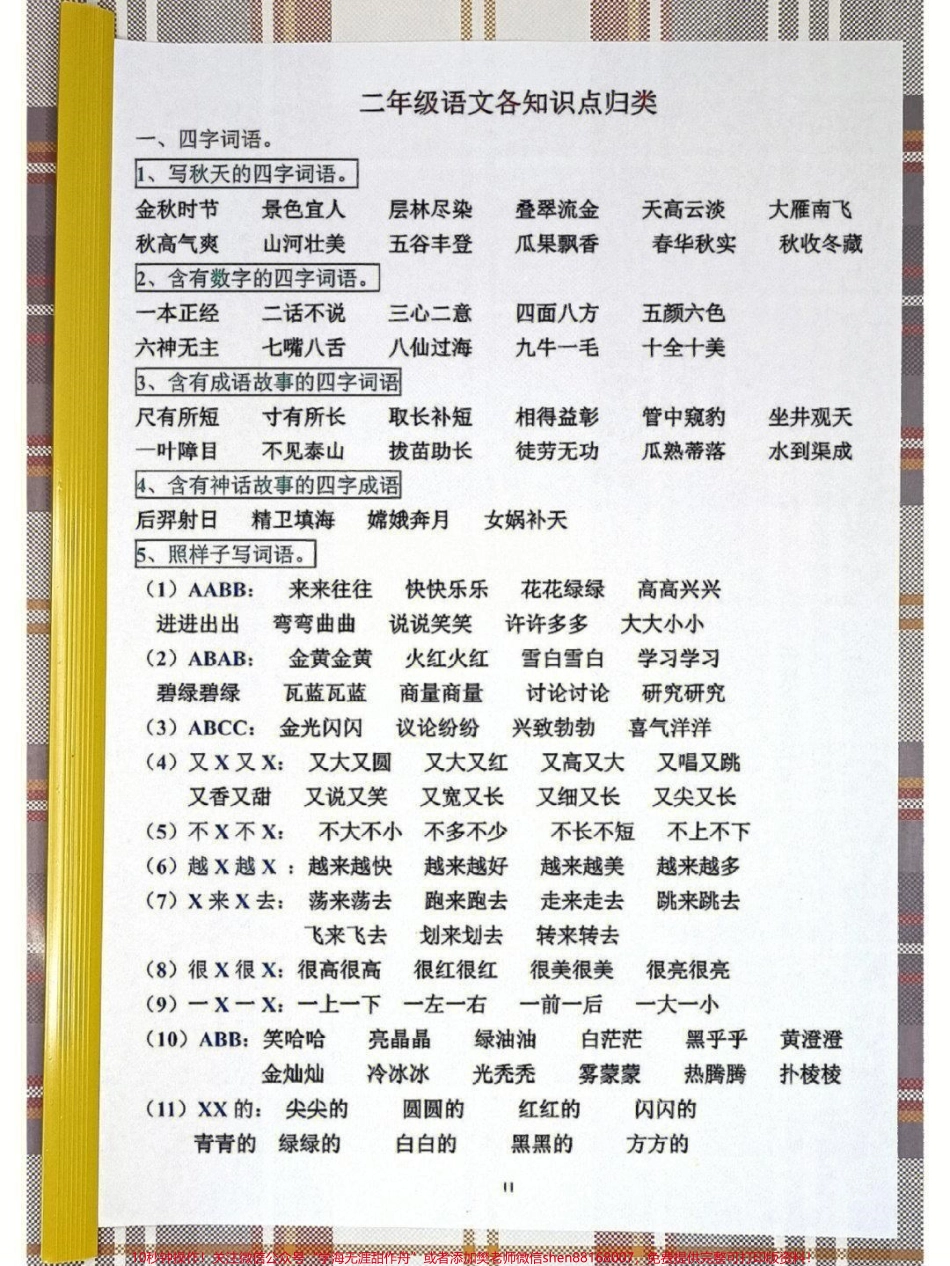 二年级语文期末复习必考重点#家长收藏孩子受益 #学习 #知识点总结 #小学语文学习方法.pdf_第1页