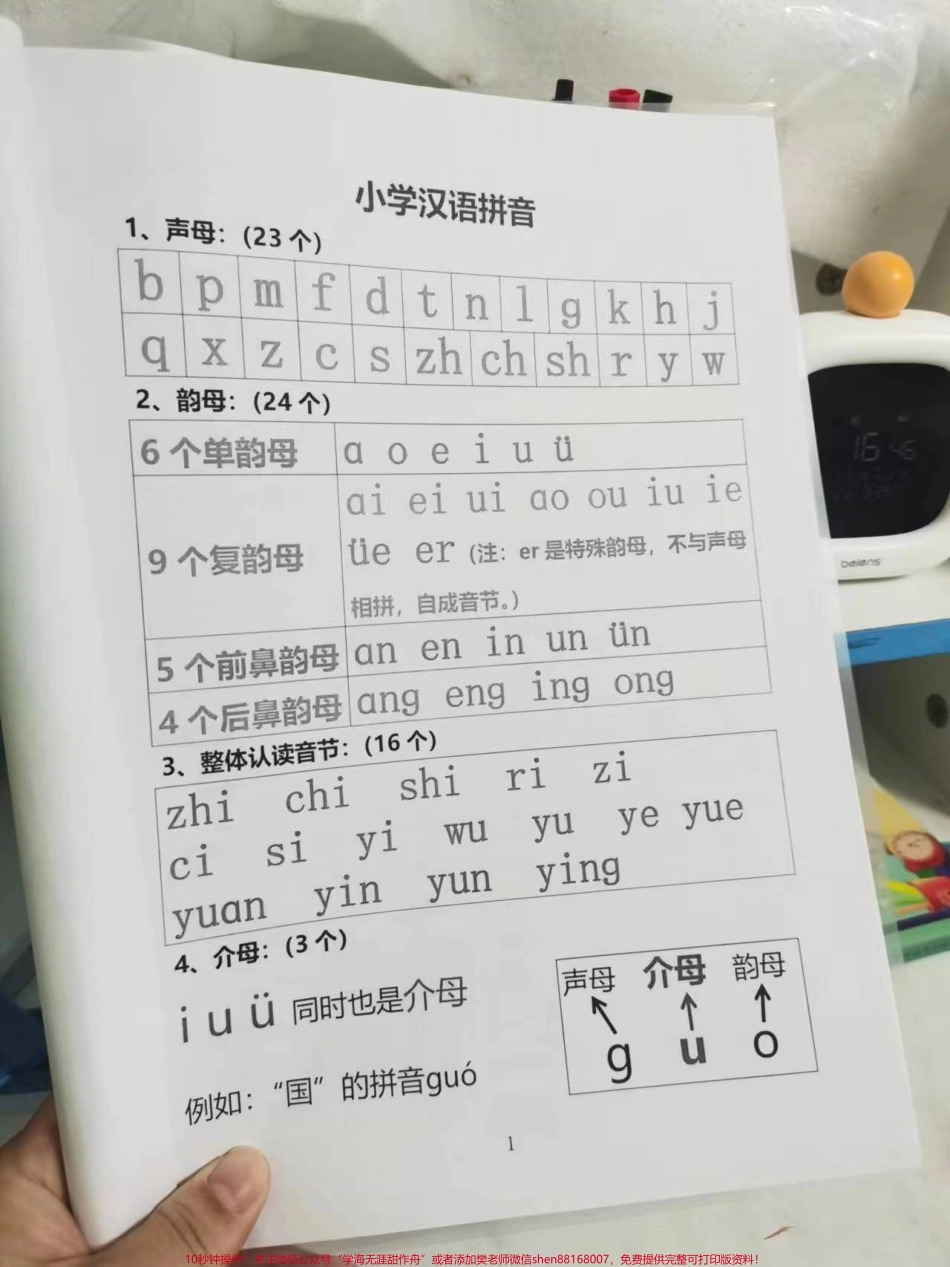 小学汉语学拼音重点知识拼音拼读练习#拼音 #一年级 #每天学习一点点 #拼音拼读 #学习.pdf_第1页