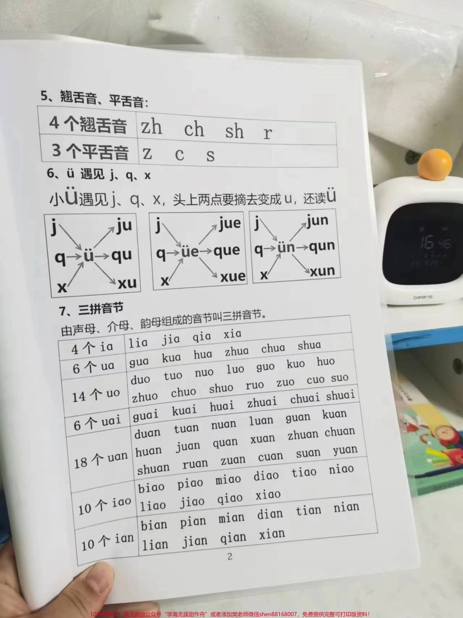 小学汉语学拼音重点知识拼音拼读练习#拼音 #一年级 #每天学习一点点 #拼音拼读 #学习.pdf_第2页